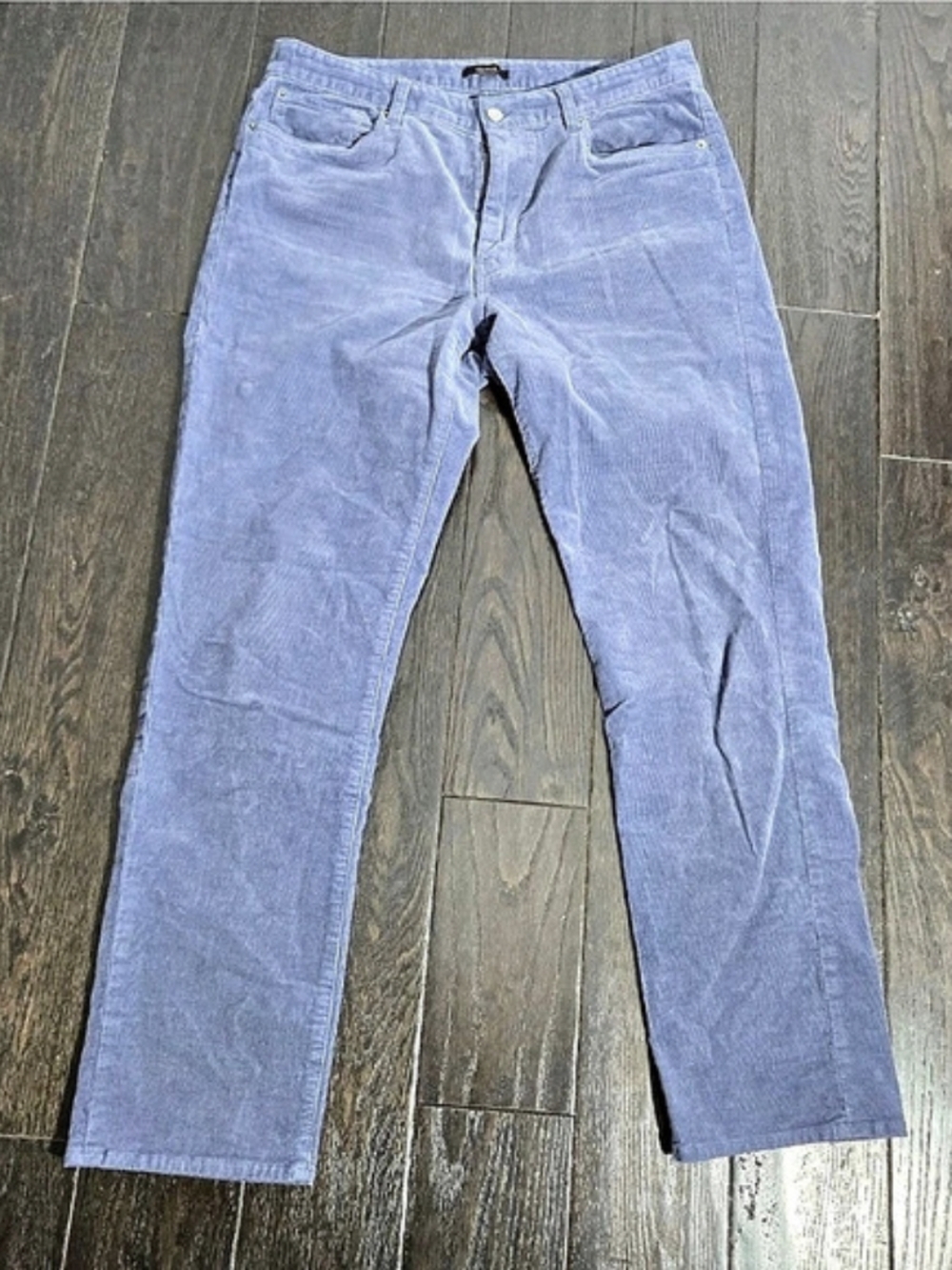 Quince Organic Stretch Corduroy 5-Pocket Pants Blue Waist 33x32